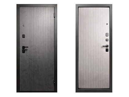 Metal giriş qapısı Rona beton qrafit