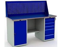  İş dəzgahı  2 tumbalı ekran ilə, PROFI WT160.WD1/WD5.000